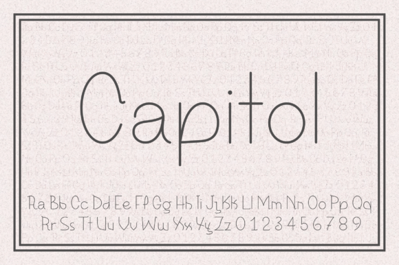 A Capitol: The Modern Sans Serif Typeface for Clean Editorial Design