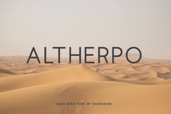 Altherpo: The Clean Sans Serif Font for Polished Branding