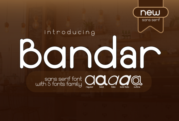 Bandar Typeface: Elevating Editorial Design with Minimalist Sans Serif Clarity