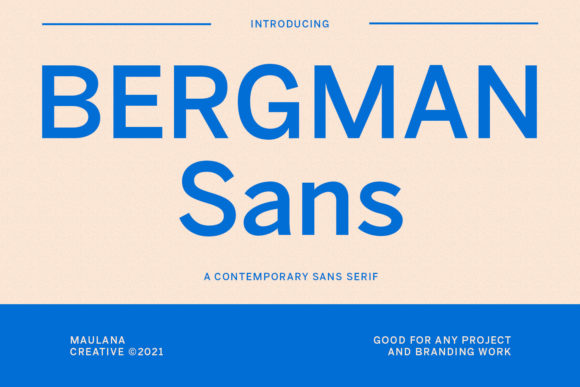 Bergman: A Modern Sans Serif for Clean Digital Interfaces