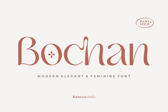 Bochan Typeface: Elevating Digital Brand Identity