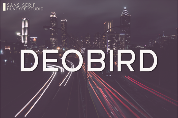 Deobird: The Minimal Sans Serif Font for Clean Business Branding