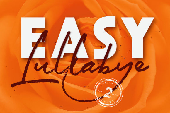 Easy Lullabye: The Perfect Duo Font for Handmade Brands
