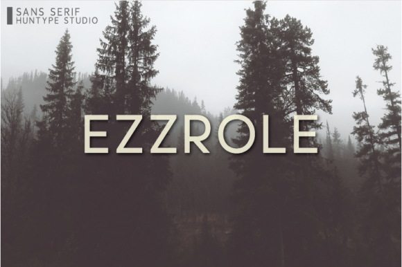 Ezzrole: The Minimal Sans Serif Typeface for Clean Craft Designs
