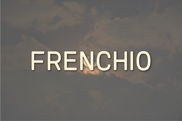 Frenchio: A Minimal Sans Serif Font for Clean Branding