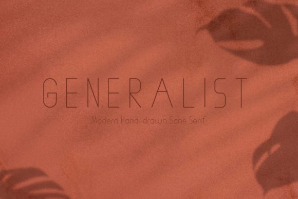 Generalist: The Versatile Sans Serif Typeface for Modern Web Design