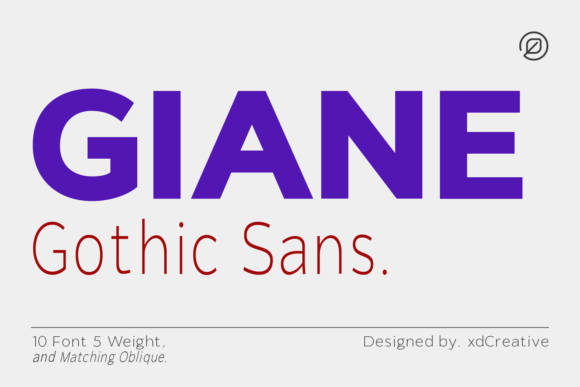 Giane Gothic Sans: A Casual Typeface for Modern Web Design