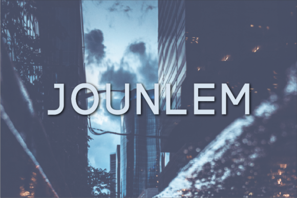 Jounlem: A Minimal Sans Serif Font for Clean Brand Identity