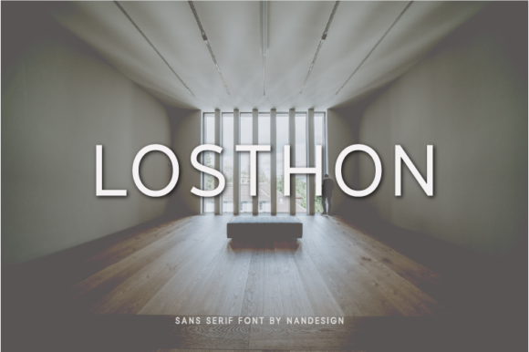 Losthon: The Clean Sans Serif Font for Professional Branding