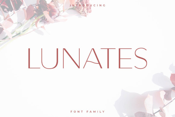 Lunates Typeface: A Delicate Sans Serif for Modern Brand Identity