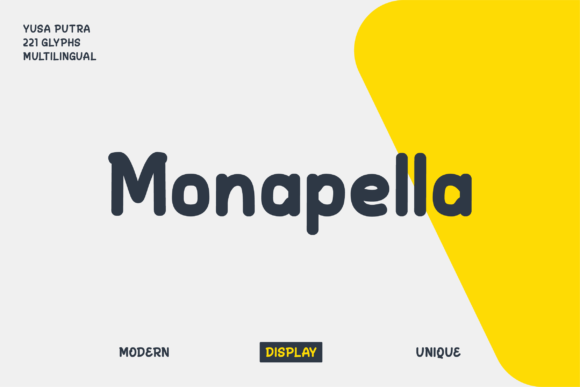 Monapella: The Simple Sans Serif Font for Polished Branding