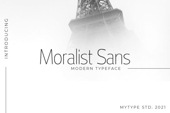 Moralist Sans: A Minimal Typeface for Modern Editorial Design