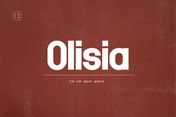 Olisia: The Minimal Sans Serif Typeface for Handmade Branding