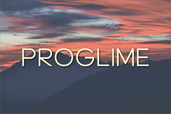 Proglime: A Clean Sans Serif Typeface for Modern Web Design