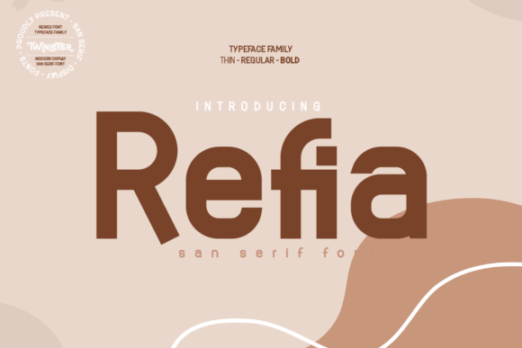 Refia: A Modern Sans Serif Typeface for Clean Editorial Design