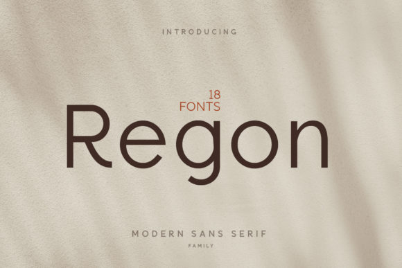 Regon Typeface: The Minimalist Sans Serif for Clear Campaign Messaging