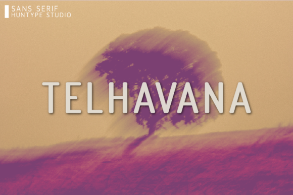 Telhavana: The Minimal Sans Serif Font for Clean Brand Identity