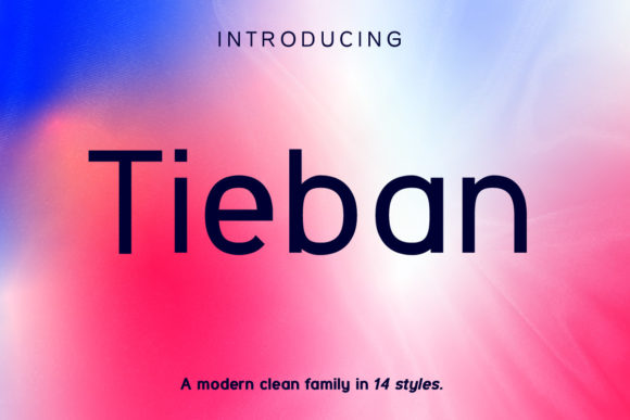 Tieban: The Minimal Sans Serif Typeface for Clean Web Design