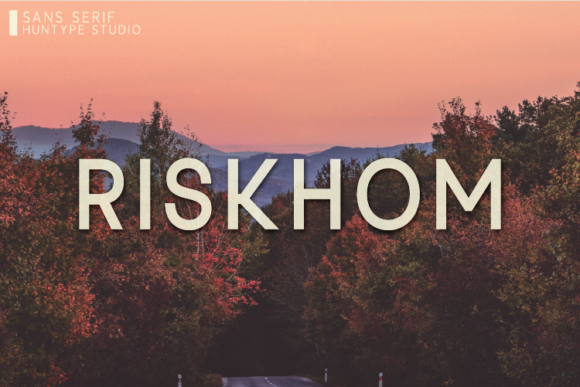 Why Riskhom Is the Minimal Sans Serif Font for Clean Editorial Design