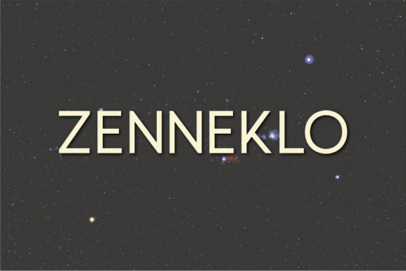 Zenneklo: The Minimal Sans Serif Font for Clean Brand Identity